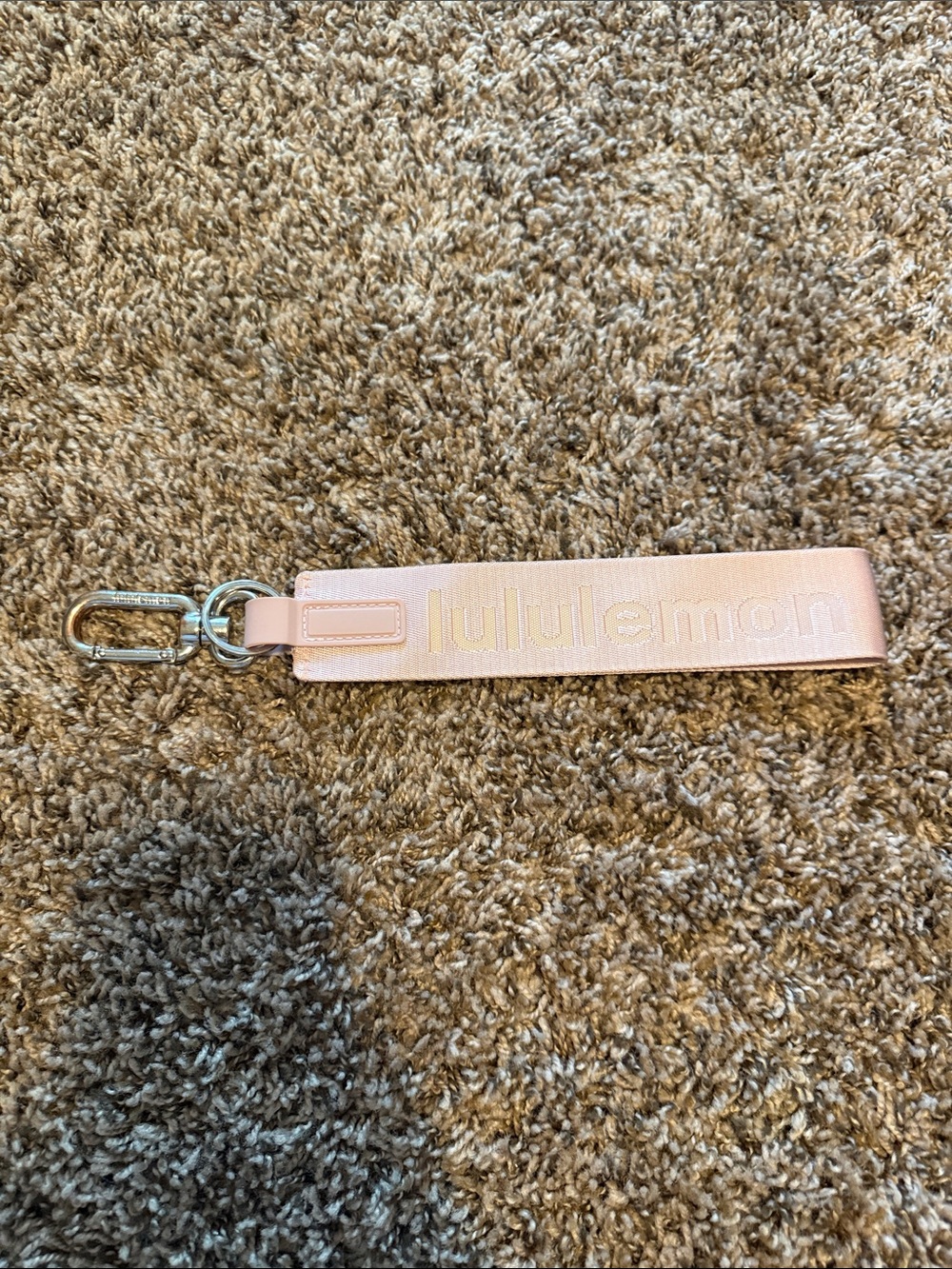 Lululemon never lost keychain